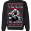 Tis the Season For Justice Harambe Peanut Fred Raccoon Ugly Christmas Sweater