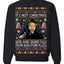 It's Not Christmas Until Hans Gruber Falls From Nakatomi Ugly Christmas Sweater Crewneck Sweatshirt