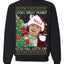 Looks Great Peanut Little Full Lotta Sap 80s Movie Quote Ugly Christmas Sweater Sweaters Crewneck Sweatshirts