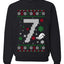 Christmas 7 Meme, Unisex Ugly Christmas Crewneck Sweatshirts