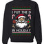 I Put The D In Holiday, Unisex Ugly Christmas Sweater Crewneck Sweatshirts