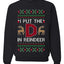I Put The D In Reindeer, Unisex Ugly Christmas Sweater, Crewneck Sweatshirts