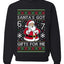 Santa's Got 6 7 Gifts For Me, Unisex Ugly Christmas Sweater Crewneck Sweatshirts
