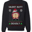 Silent Butt Deadly Farting Santa, Unisex Ugly Christmas Sweater, Crewneck Sweatshirts