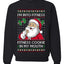 I'm Into Fitness Cookie In My Mouth Santa,Unisex Ugly Christmas Sweater, Crewneck Sweatshirts