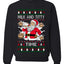 Milk And Titty Time, Unisex Ugly Christmas Sweater Crewneck Sweatshirts