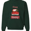 Happy Holiday Jolly Red Pick Up Merry Christmas Unisex Crewneck Graphic Sweatshirt