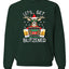 Lets Get Blitzened Deer With Beer Merry Christmas Unisex Crewneck Graphic Sweatshirt