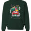 Merry and Bright Red Car Merry Christmas Unisex Crewneck Graphic Sweatshirt