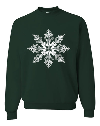 Snowflake, Pretty Holiday Christmas Design, Unisex Christmas Sweater, Crewneck Sweatshirts