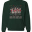 Dasher, Dancer, Prancer, Vixen, Whisky, Vodka, Tequila, Blitzen, Unisex Christmas Sweater, Crewneck Sweatshirts