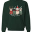 Meowy Catmas, Christmas Cat Lover Design, Unisex Christmas Sweater, Crewneck Sweatshirts