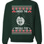 Under The Missle Toe Ugly Christmas Sweater Unisex Crewneck Sweatshirt