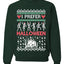 I Prefer Halloween Dancing Skeletons Ugly Christmas Sweater Unisex Crewneck Sweatshirt