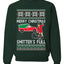 Cousin Eddie Merry Christmas Shitter's Full Ugly Christmas Sweater Unisex Crewneck Sweatshirt