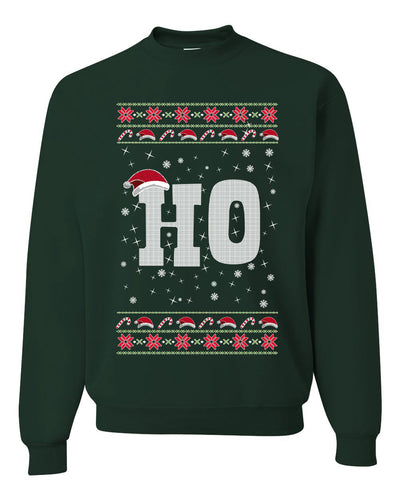 Christmas Ho Merry Ugly Christmas Sweater Unisex Crewneck Graphic Sweatshirt