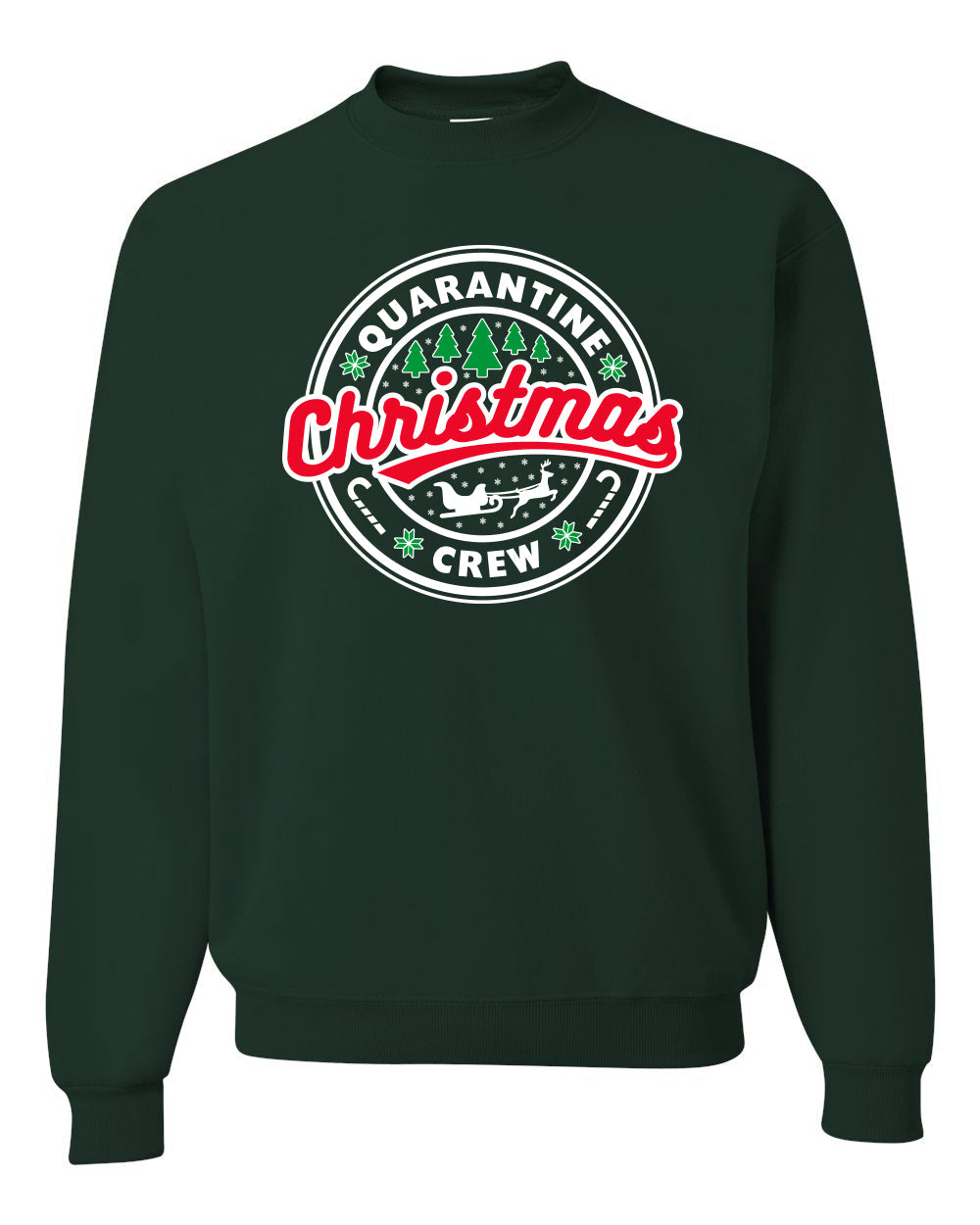 Merry Christmas Quarantine Crew Merry Christmas Unisex Crewneck Graphic Sweatshirt