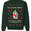Good News I Saw a Dog Today Funny Ugly Christmas Sweater Crewneck Sweatshirt