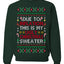 Due to Inflation This is My Ugly Christmas Sweater | Funny Crewneck Sweatshirt