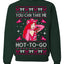 You Can Take Me Hot to Go, Funny Midwest Princess Pop Star Ugly Christmas Sweater Crewneck Sweatshirt