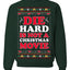 Die Hard is Not a Christmas Movie Classic, McClane Hans Nakatomi Plaza Xmas Party Holiday Movies Ugly Christmas Sweater Crewneck Sweatshirt
