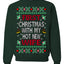 First Christmas With My Hot New Wife Classic Newlywed Ugly Christmas Sweater Crewneck Sweatshirt