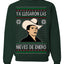 Ya Llegaron Las Nieves De Enero Chalino January Snow Ugly Christmas Sweater Crewneck Sweatshirt