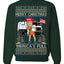 Donald Trump Merry Christmas Merica's Full Garbage Truck Ugly Christmas Sweater Crewneck Sweatshirt