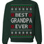 Best Grandpa Ever Classic Winter Holidays Ugly Christmas Sweater Crewneck Sweatshirt