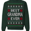Best Grandma Ever Classic Winter Holidays Ugly Christmas Sweater Crewneck Sweatshirt