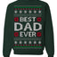 Best Dad Ever Classic Winter Holidays Ugly Christmas Sweater Crewneck Sweatshirt