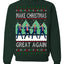 Make Christmas Great Again Shimmy Dance USA President Ugly Christmas Sweater Crewneck Sweatshirt