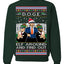 Doge Elf Around and Find Out Trump Elon Vivek MAGA Ugly Christmas Sweater Crewneck Sweatshirt