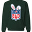Bunny Bowl Football BAD Parody Sweater, Unisex Crewneck Sweatshirts
