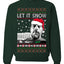 Hunter Let It Snow Biden Ugly Christmas Sweater Unisex Crewneck Sweatshirt