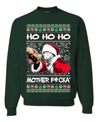 Friday Hood Santa Ugly Christmas Sweater Unisex Crewneck Sweatshirt