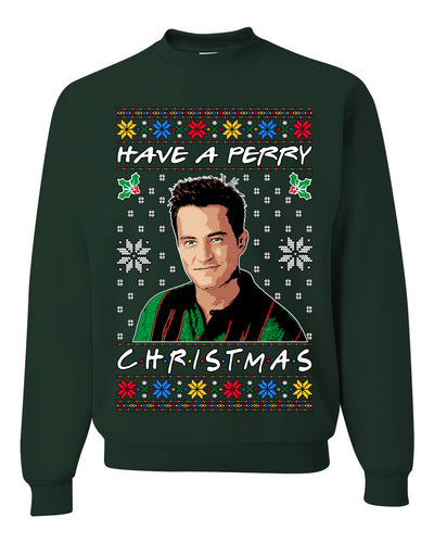 Have a Perry Christmas Ugly Christmas Sweater Unisex Crewneck Sweatshirt