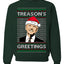 Treason's Greetings Biden President Humor Ugly Christmas Sweater Unisex Crewneck Sweatshirt