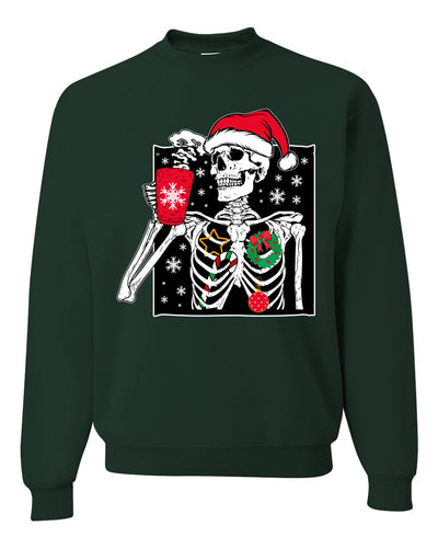 When You're Dead Inside But It's Christmas Christmas Unisex Crewneck Sweatshirt