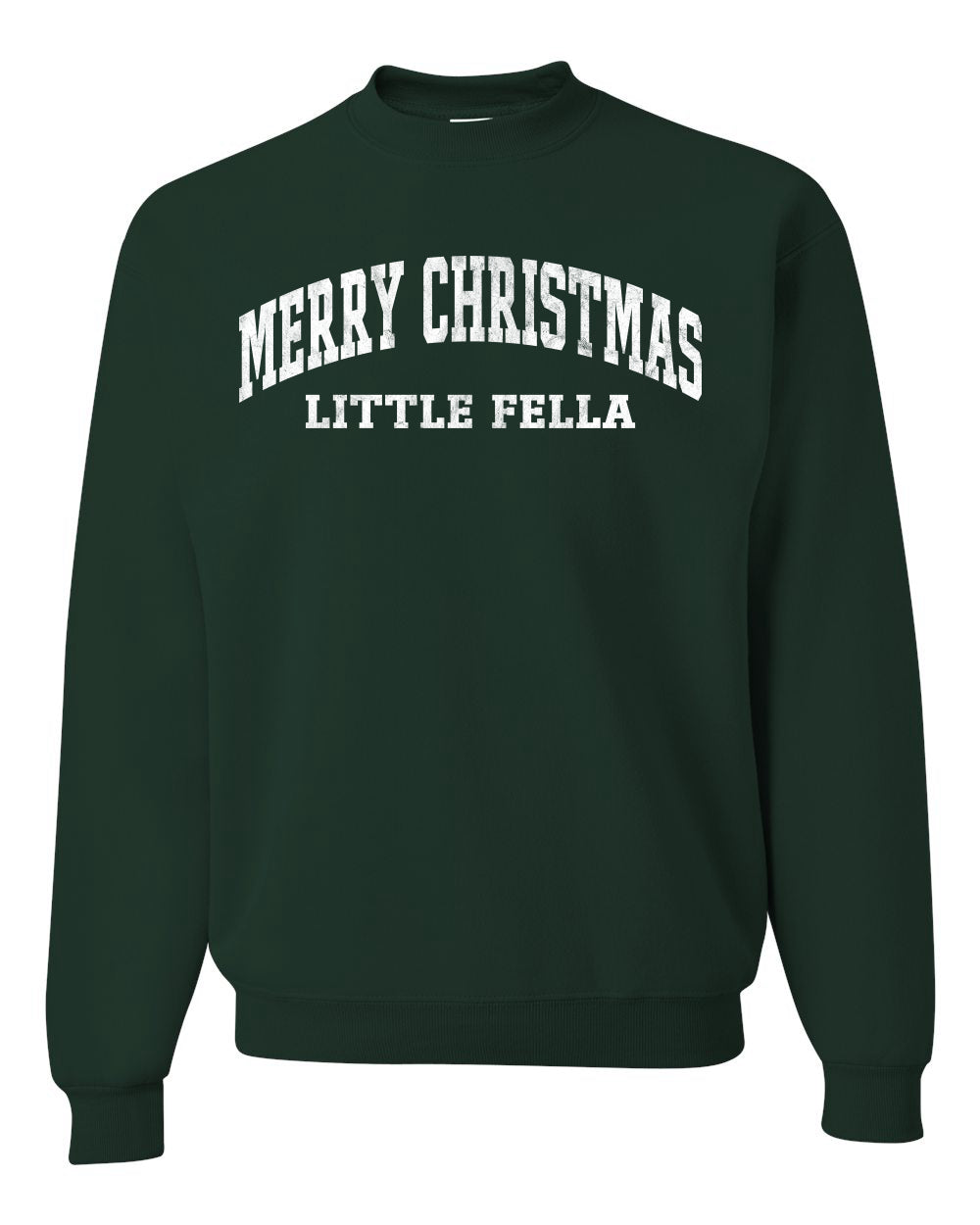 Vintage Movie Quote Merry Christmas Little Fella Christmas Unisex Crewneck Sweatshirt