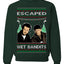 Escaped Bandits Classic Home Holiday Movie Ugly Christmas Sweater Unisex Crewneck Sweatshirt