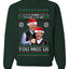 Beginning To Look Like You Miss Us Trump Carlson 24 Ugly Christmas Sweater Unisex Crewneck Sweatshirt