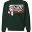 F Around And Find Out Santa Sign Ugly Christmas Sweater Unisex Crewneck Sweatshirt