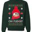 Oh Fudge Funny Story Ugly Christmas Sweater Unisex Crewneck Sweatshirt