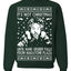 It's Not Christmas Until Hans Gruber Falls From Nakatomi Ugly Christmas Sweater Crewneck Sweatshirt