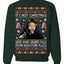 It's Not Christmas Until Hans Gruber Falls From Nakatomi Ugly Christmas Sweater Crewneck Sweatshirt