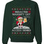 Redacted Naughty List Access Denied, Unisex Ugly Christmas Sweater Crewneck Sweatshirts
