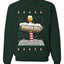 North Pole, Unisex Ugly Christmas Sweater Crewneck Sweatshirts