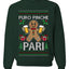 Puro Pinche Pari,Unisex Ugly Christmas Sweater, Crewneck Sweatshirts