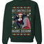 Die Hard Best Christmas Ever Hans Down Nakatomi, Unisex Ugly Christmas Sweater, Crewneck Sweatshirts